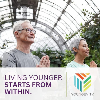 Youngevity Synaptiv™ Brain Support - 12 in1 - Ginkgo, Huperzine, Bacopa, Quercetin and More - with Potent Antioxidant Blend + Vitamins - 60 Count (Pack of 2)