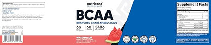 Nutricost BCAA Powder 2:1:1 (Watermelon) - 60 Servings