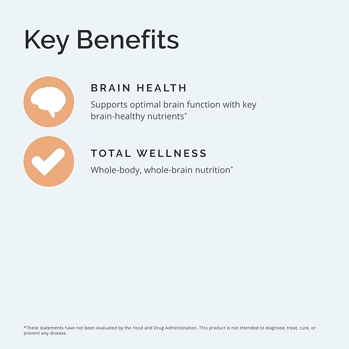 BrainMD Brain Boost, Dark Chocolate Almond - 10 Plant-Powered Protein Bars - Vegan, Gluten Free, Keto Friendly