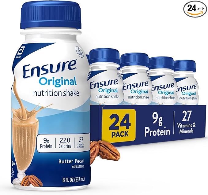 Ensure Original Butter Pecan Nutrition Shake | Meal Replacement Shake | 24 Pack