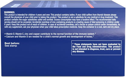 Orthomol Immun Junior C Plus, Kid's Multivitamin, Tangerine Flavor, 30-Day Supply