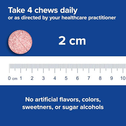 Bariatric Fusion Wild Cherry Complete Chewable Bariatric Multivitamin with Iron for Bariatric Surgery Patients Including Gastric Bypass and Sleeve Gastrectomy - 120 Tablets