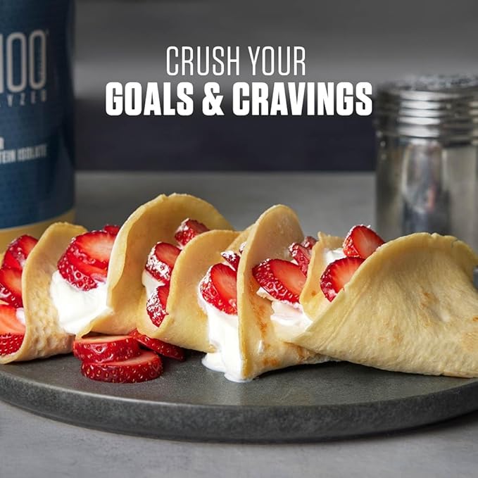 Dymatize Elite 100% Whey Protein Powder, 25g Protein, 5.5g BCAAs & 2.7g L-Leucine, Quick Absorbing & Fast Digesting for Optimal Muscle Recovery, Gourmet Vanilla, 5 Pound, 67 Servings