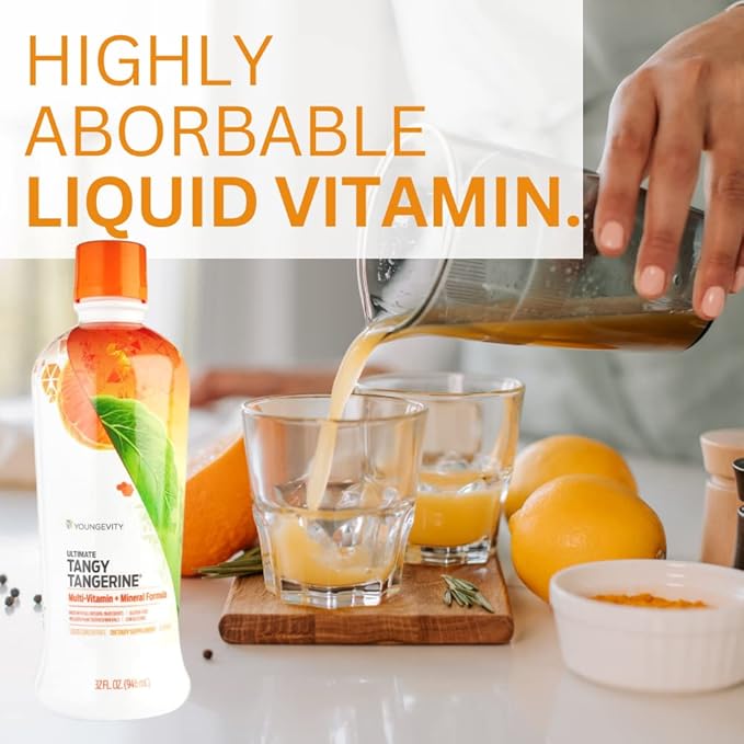 Youngevity Essential 90 Pak - Ultimate All-in-One Multivitamin Combo - Ultimate Tangy Tangerine + Ultimate EFA - 90 Essential Vitamins, Minerals, Amino Acids, Fatty Acids (30 Servings)