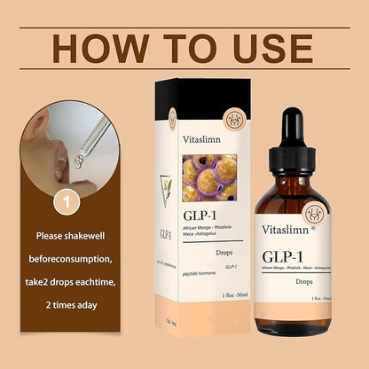 GLP-1 Liquid Men for Women and Men Supplement Drops