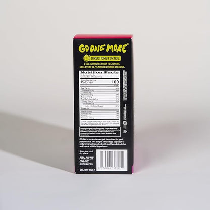 BARE PERFORMANCE NUTRITION, BPN Go Gel Endurance Gel, Vegan + Gluten Free Running Gel with 24g of Carbohydrates & 100 Calories per Gel Pack, 10 Single-Serving Gel Packs, Mixed Berry