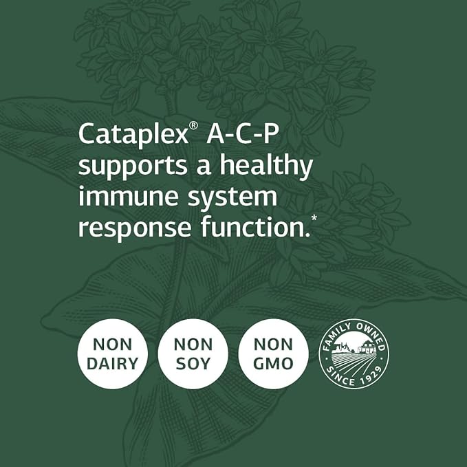 Standard Process Cataplex A-C-P Heart Health, Gum Health, Immune Support, and Vascular Supplement with Vitamin C, Magnesium Citrate, Nutritional Yeast, Vitamin A, Reishi Mushroom Powder - 180 Tablets