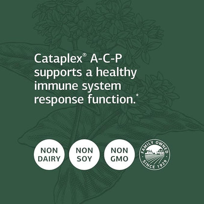 Standard Process Cataplex A-C-P Heart Health, Gum Health, Immune Support, and Vascular Supplement with Vitamin C, Magnesium Citrate, Nutritional Yeast, Vitamin A, Reishi Mushroom Powder - 360 Tablets
