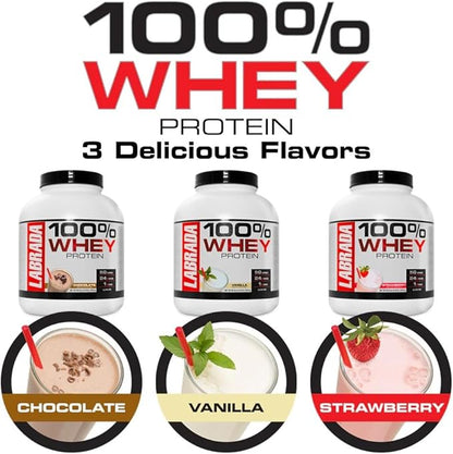 Labrada Nutrition 100% Whey Protein Chocolate 4.13 Pound