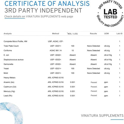 HMB 3000mg and Vitamin D3 Supplement Capsules per Serving *USA Made & Tested* Promotes Muscle Growth & Recovery - HMB Supplement and Vitamin D3 (1600 IU) - 120 Capsules 30 Servings