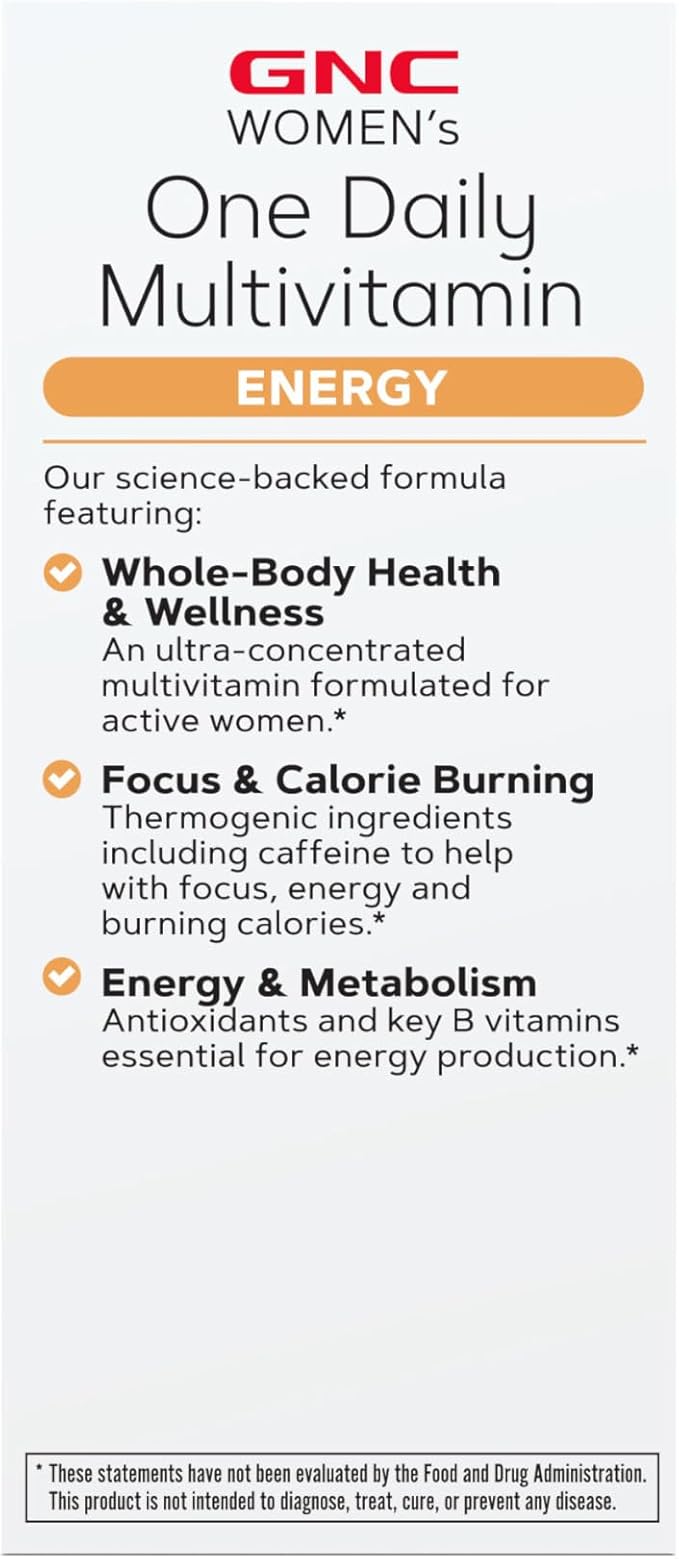 GNC Women's | Women's Multi Energy & Metabolism | 1 Daily