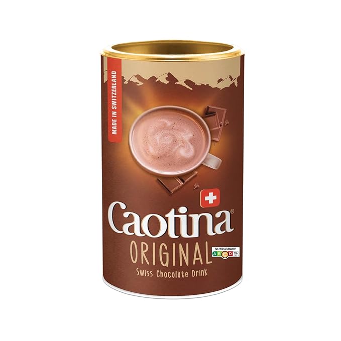 Caotina Fine Swiss Milk Chocolate Multivitamin Powder Drink 500g - Made in Switzerland by Wander