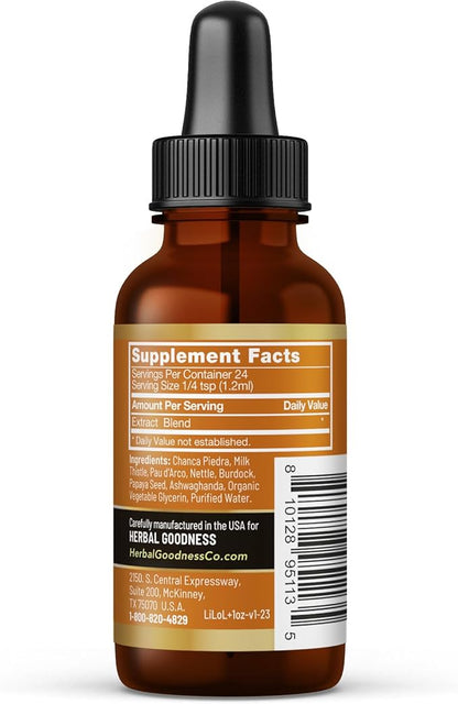 Liver Lovin 1oz - Premium Liver Cleanse and Liver Health Formula, Liver Detox Supplement - Formulated with Organic Herbs for Your Liver Care - Limpieza De Higado Graso - 1 Bottle