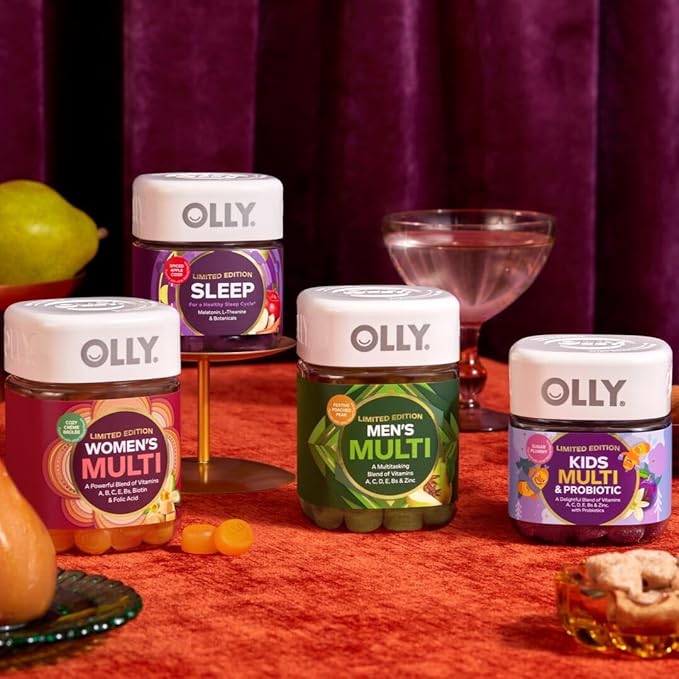 OLLY Womens Multivitamin Gummies, Daily Vitamin Support Supplement -Limited Edition Cozy Crème Brulee Flavor - 50ct