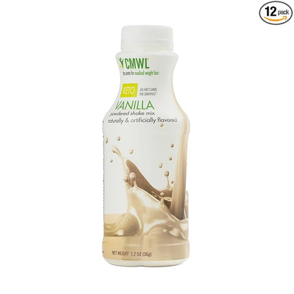 Keto Vanilla Powdered Protein Shake Mix | Meal Replacement | Support Weight Management 160 Calories, 16g Protein, 24 Vitamins & Minerals, Low Carb, Zero Trans Fat