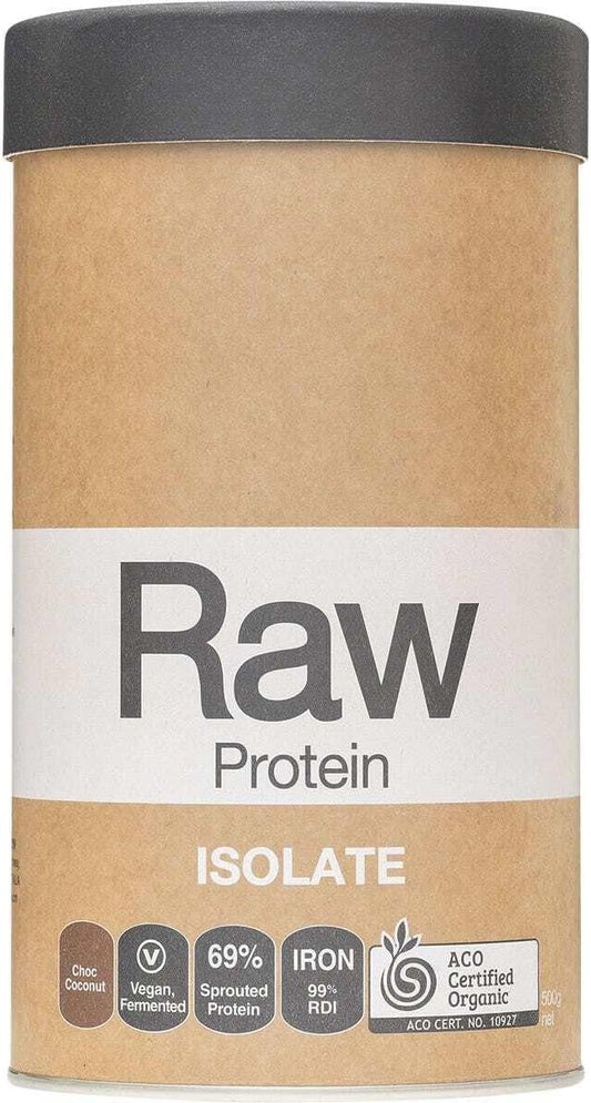 Amazonia RAW Certified Organic Vegan Protein Isolate with Added Digestive Enzymes …