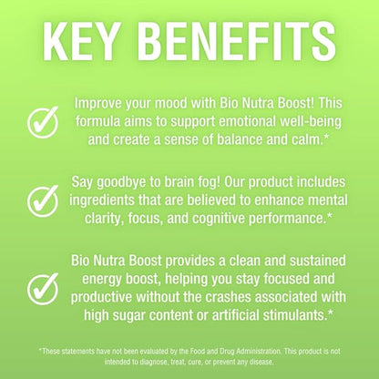 CAREFAST® Bio Nutra Boost™ | Nutritional Drink Mix for Mind and Body | Enhanced Well-Being and Daily Health Support | Over 55 Whole Food Nutrients with 120+ Vitamins, Minerals, and Antioxidants