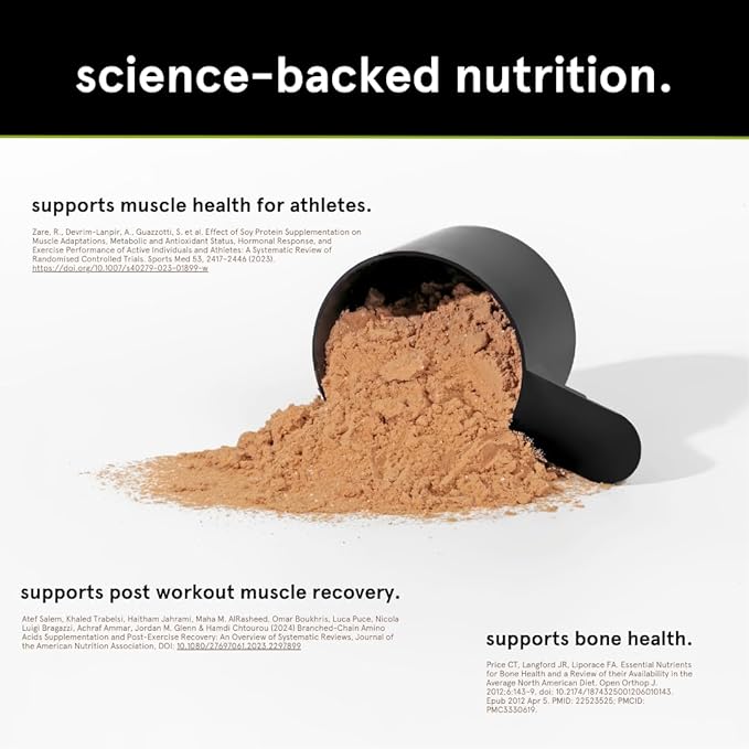 Soylent Complete Protein Powder, Chocolate, 30g Protein Shake for Muscle Growth and Recovery, BCAAs, DHA, MCT, 28 Vitamins & Minerals, Zero Sugar, Gluten Free, Vegan - 1.25lb