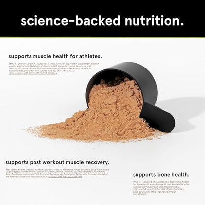 Soylent Complete Protein Powder, Chocolate, 30g Protein Shake for Muscle Growth and Recovery, BCAAs, DHA, MCT, 28 Vitamins & Minerals, Zero Sugar, Gluten Free, Vegan - 1.25lb