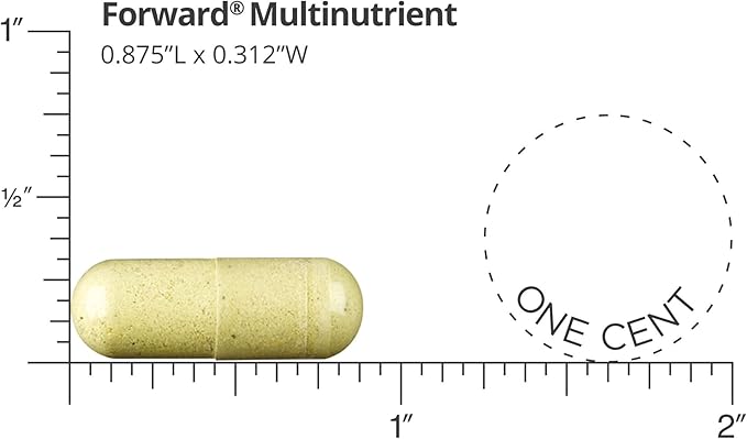 Dr. Whitaker's Forward Plus Daily Regimen - Comprehensive Multivitamin Supplement Supports Optimal Energy, Strength, Vitality, and Stamina - 60 Packets (30-Day Supply)
