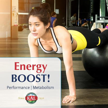 KAL Guarana 800 | Approx. 28 milligrams of Naturally Occurring Caffeine | Healthy Energy and Focus Support | 120 Tablets