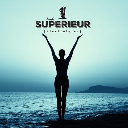 Superieur Electrolyte Powder Packets - Vegan Electrolyte Hydration Powder w/Sea Minerals - Keto Friendly, Non-GMO, Zero Sugar Electrolyte Supplement - Healthy Sports Drink - Citrus (14 Packets)