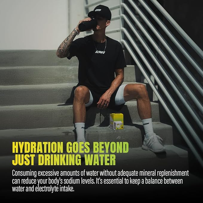 RAW Replenish Box, Premium Electrolytes Powder Recovery Formula, Lemon Lime (20 Sticks) - Flavored Electrolyte Drink Mix Supplement for Hydration, Replenishment, Endurance & Performance