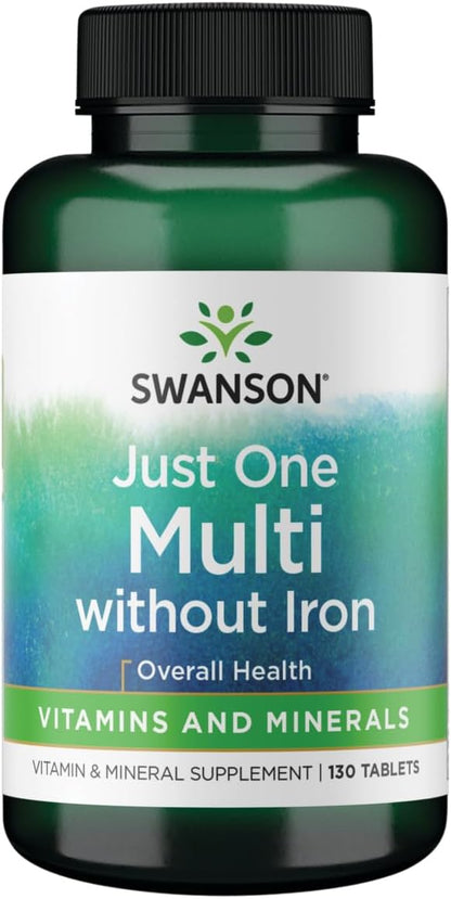 Swanson Century Formula Multivitamin Without Iron 130 Tabs