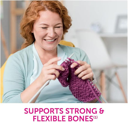 Caltrate Gummy Bites 500 mg Calcium and Vitamin D Supplement, Black Cherry, Strawberry, Orange - 50 Count