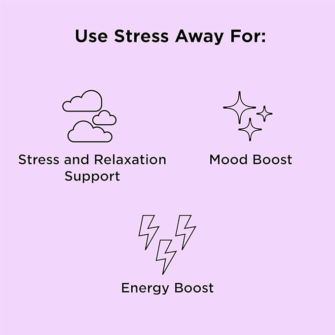 nbpure Stress Away All-Natural Stress Management Supplement Capsules, 100 Count