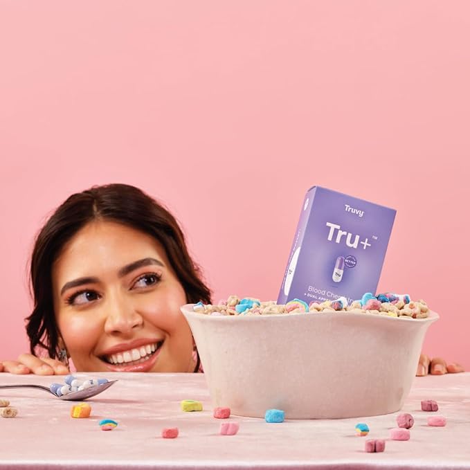 Tru+ Dual Appetite Suppressant for Weight Loss - 30-Day Kit - Blood Chemistry - Food Dietary Supplements for Women & Men - 1 Box of Tru+™ (56 Capsules)