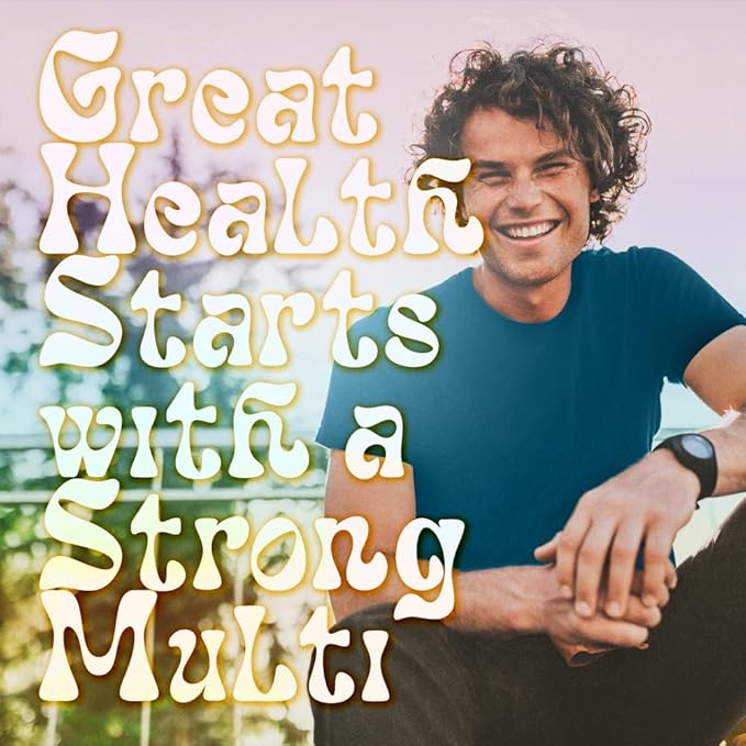 LUV Everyday™ Men's Multivitamin Men's Adult Formula Daily Nutritional Support with Iron Calcium KSM-66 Ashwaganda CoQ10 and Lycopene - Highly Bioavailable Non GMO Gluten Free Vegetarian - 60 Capsules