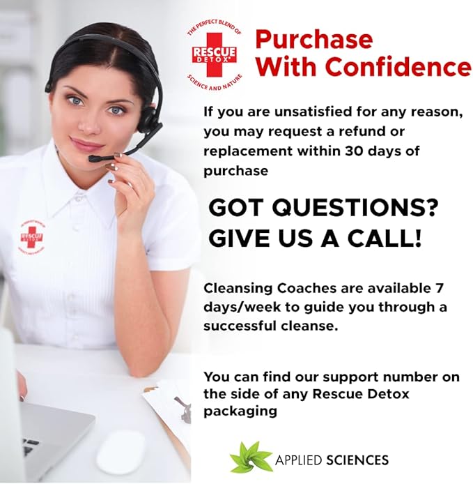 Rescue Detox 5 Day Permanent Detox Kit - 72ct Capsules | Comprehensive Full Body Cleanse with Bonus Instant ICE Caps