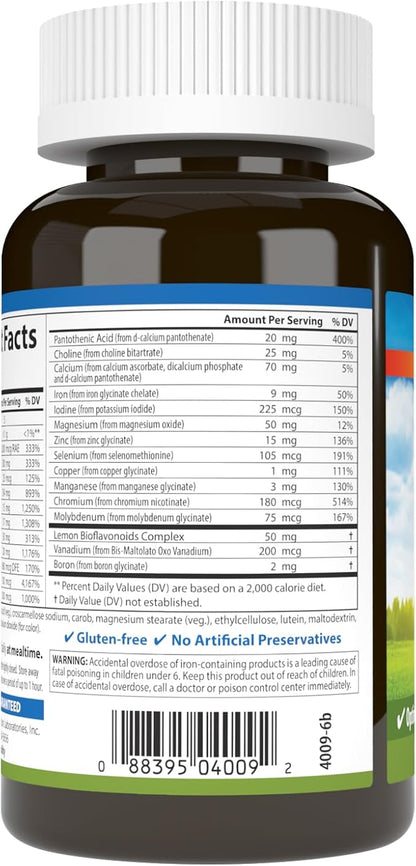 Carlson - Super 1 Daily, Vegetarian Multiple Formula, Multivitamin, Optimal Wellness, 60 Tablets