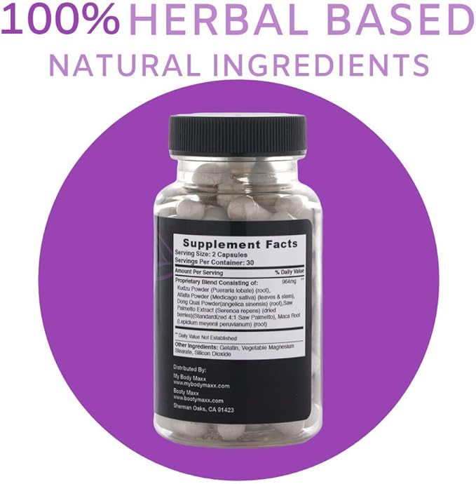 Pills, Supplements for Women and Men, Target Your Curves, Breast Formula with Ingredients, The Original Breast Maxx Brand