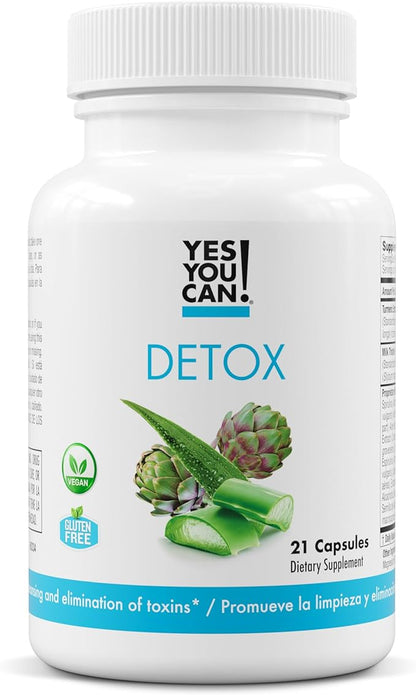 Yes You Can! Natural Detox Pills - Diuretic Cleanse with Electrolytes & Vitamins - Helps with Water Retention - Gluten-Free, 21 Capsules