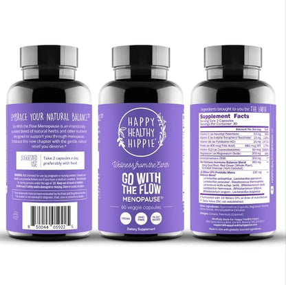 Menopause Support – DIM Supplement + Probiotics | Estrogen Supplement for Women | Dong Quai for Menopause Relief | Hormone Balance for Women | Hot Flashes, Mood Swings, & Night Sweats - Vegan, 60ct