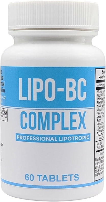 LIPO BC (2 Pack - 60 Tablets) 120 Tablets Lipotrophic Weight Loss Supplement
