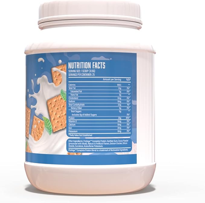 Huge Supplements Vegan Protein - Superior Plant-Based Protein Powder - 20g Protein Per Serving, Gluten Free, Lactose Free & Non-GMO (Graham Cracker)