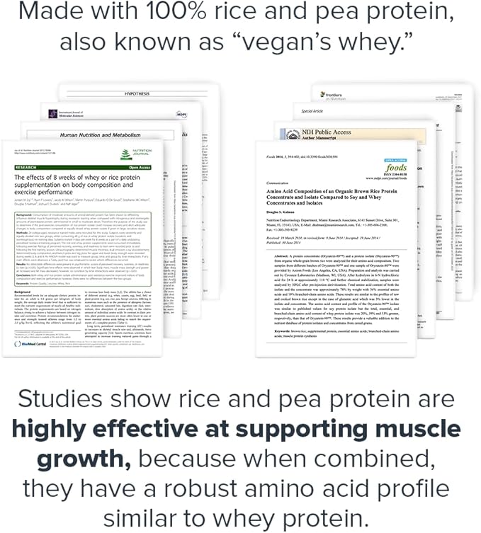 LEGION Plant+ Vegan Protein Powder - Rice and Pea, Plant Based Protein Blend. Gluten Free, GMO Free, Naturally Sweetened and Flavored, 20 Servings, 2 Lbs (Apple Pie)