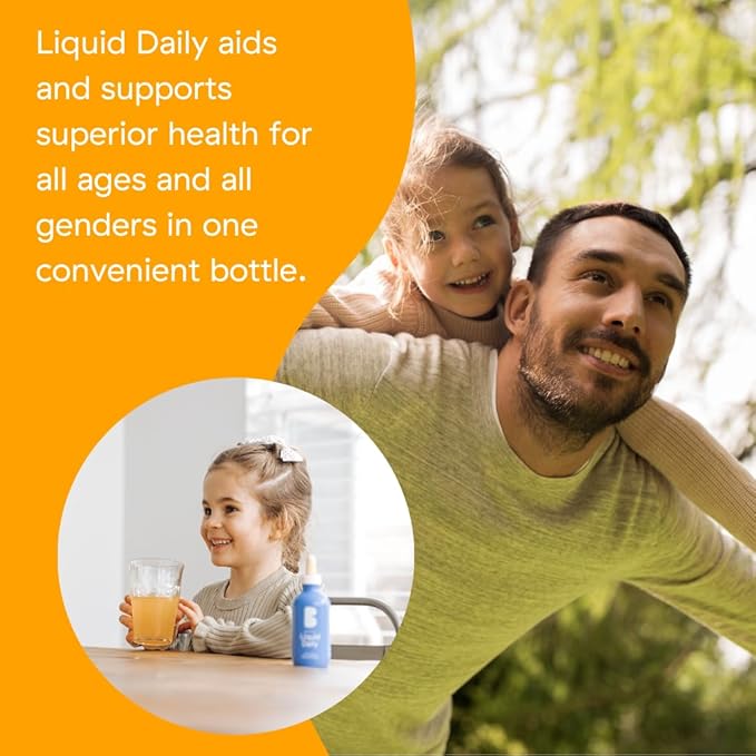 Better Family - Liquid Daily Multivitamin - All-in-One Wellness Drop - All Ages & Genders - Methylated Vitamins - No Sugar or Artificials - Gluten Free, Non-GMO - Dietary Supplement - 4oz (120 ml)