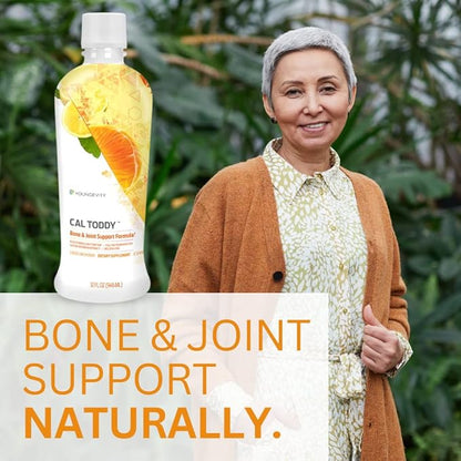 Youngevity CAL Toddy - Calcium (Citrate, Phosphate) Magnesium 1,200mg/600mg - Vitamins D-3, Zinc, Copper, Potassium, Boron and 70+ Trace Mineral Cofactors - Supports Bone Health - 32 Fl Oz (Pack of 2)