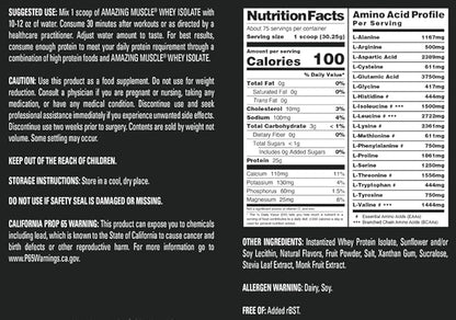 Whey Protein Isolate Powder | 25 Grams Protein Per Serving | 100% Whey Isolate | Zero Fat | Made in USA (5 Lb, Banana)