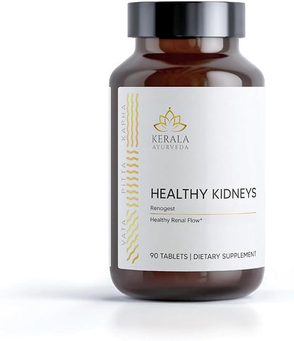 Kerala Ayurveda Healthy Kidney Herbal Tablets | Support Normal Kidney Function and Health | Kidney and Bladder Support | Urinary System Support - 90 Count