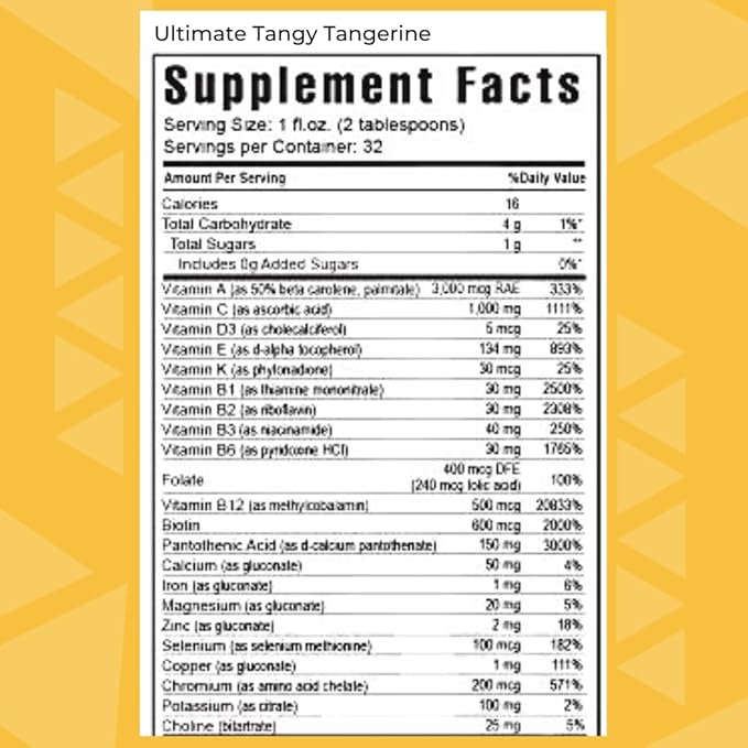 Youngevity Essential 90 Pak - Ultimate All-in-One Multivitamin Combo - Ultimate Tangy Tangerine + Ultimate EFA - 90 Essential Vitamins, Minerals, Amino Acids, Fatty Acids (30 Servings)