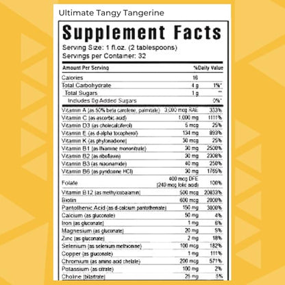 Youngevity Essential 90 Pak - Ultimate All-in-One Multivitamin Combo - Ultimate Tangy Tangerine + Ultimate EFA - 90 Essential Vitamins, Minerals, Amino Acids, Fatty Acids (30 Servings)