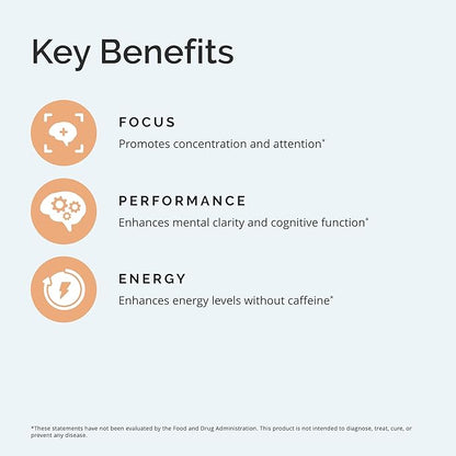 BRAINMD Dr Amen Brain Boost On The Go - 10 Packets, Berry Flavor - Nootropic Drink Powder, Promotes Focus, Clarity & Mental Energy - Caffeine Free, Gluten Free - 10 Servings