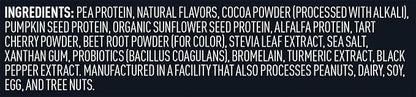 Vega Sport Premium Vegan Protein Powder, Chocolate - 30g Plant Based Protein, 5g BCAAs, Low Carb, Keto, Dairy Free, Gluten Free, Pea Protein for Women & Men, 12 x 1.6 oz Sachets (Packaging May Vary)