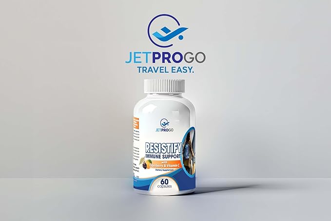 Resistify Adult Immune Support Supplement, Elderberry, Vitamin C, Zinc, Echinacea, Ginger, Probiotic and More, 60 Count