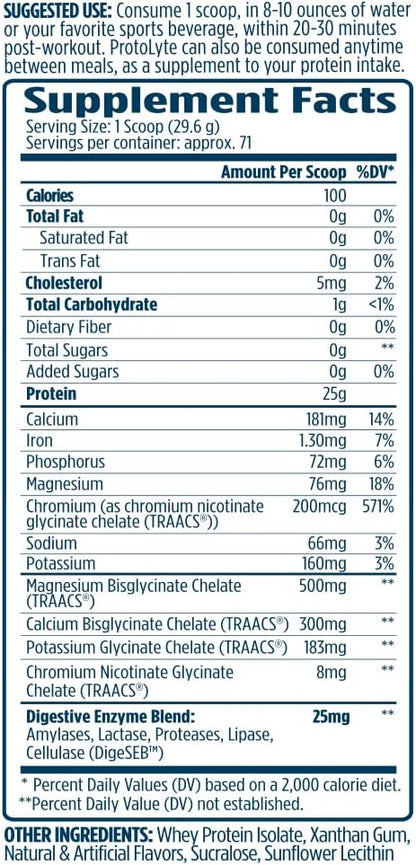 VMI Sports ProtoLyte Whey Isolate Protein Powder, Vanilla Cake Batter, 4.6 lbs